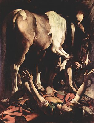 Michelangelo Caravaggio Bekehrung Sauli Wandbilder 