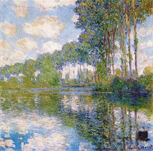 Claude Monet Pappeln an der Epte Wandbilder 
