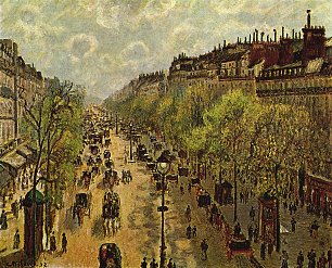 Camille Pissarro Boulevard Montmartre Fruehling Wandbilder 