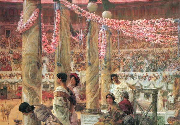 Lawrence Alma Tadema Caracalla and Geta Wandbild