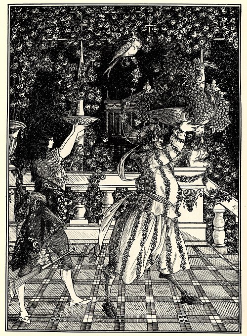 Aubrey Beardsley The fruit bearers Wandbild