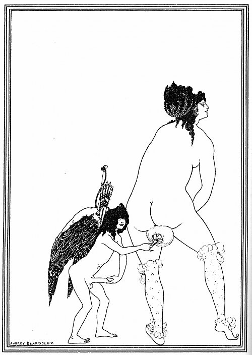 Aubrey Beardsley The toilet of Lampito Wandbild