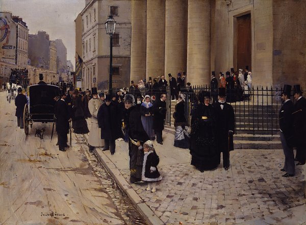 Jean Beraud The Church of Saint Philippe du Roule Paris Wandbild