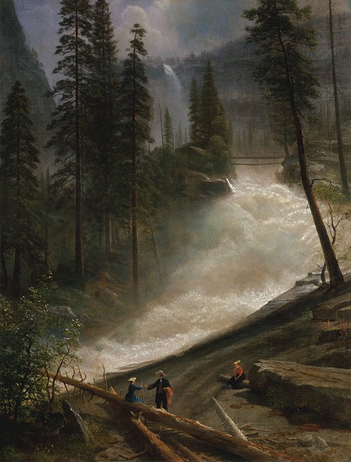 Albert Bierstadt Nevada Faelle Wandbild