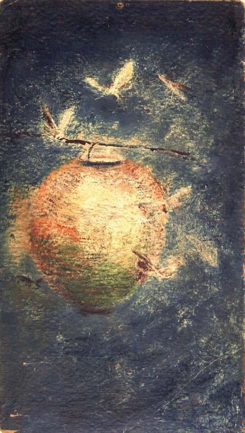 Ralph Albert Blakelock Lantern and Moths Wandbild