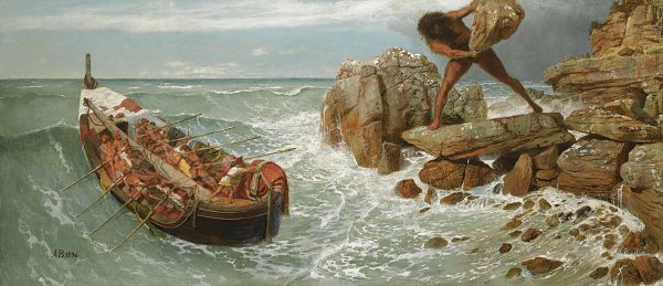 Arnold Boecklin Odysseus und Polyphemus