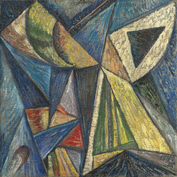 Alexander Bogomazov Composition with a Black Triangle Wandbild