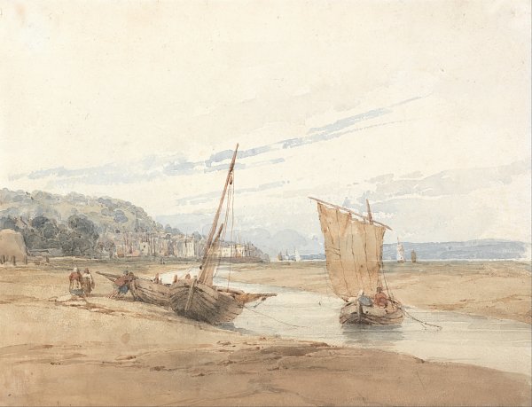 Richard Parkes Bonington Near Honfleur Wandbild