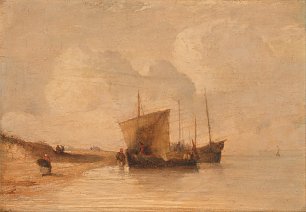 Richard Parkes Bonington Normandy Coast Wandbild