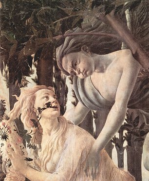Sandro Botticelli Fruehling Primavera Detail 4 Wandbilder 