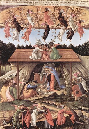 Sandro Botticelli Geburt Christi Mystische Geburt Wandbilder 