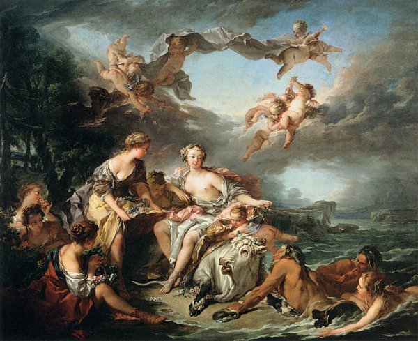 Francois Boucher The Rape of Europa Wandbild