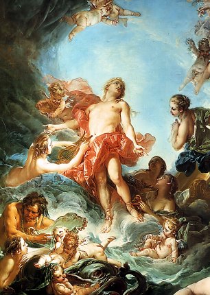 Francois Boucher geen rechten meer wegens ouderdom Wandbild