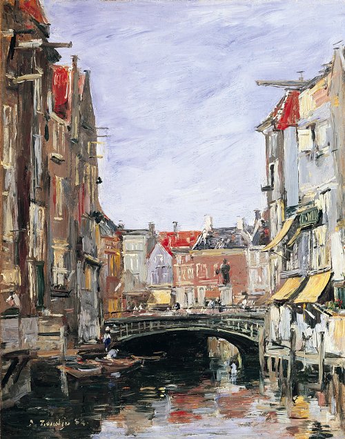 Eugene Boudin La Place Ary Scheffer, Dordrecht Wandbild