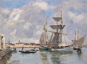 Eugene Boudin Venice The Grand Canal Wandbild