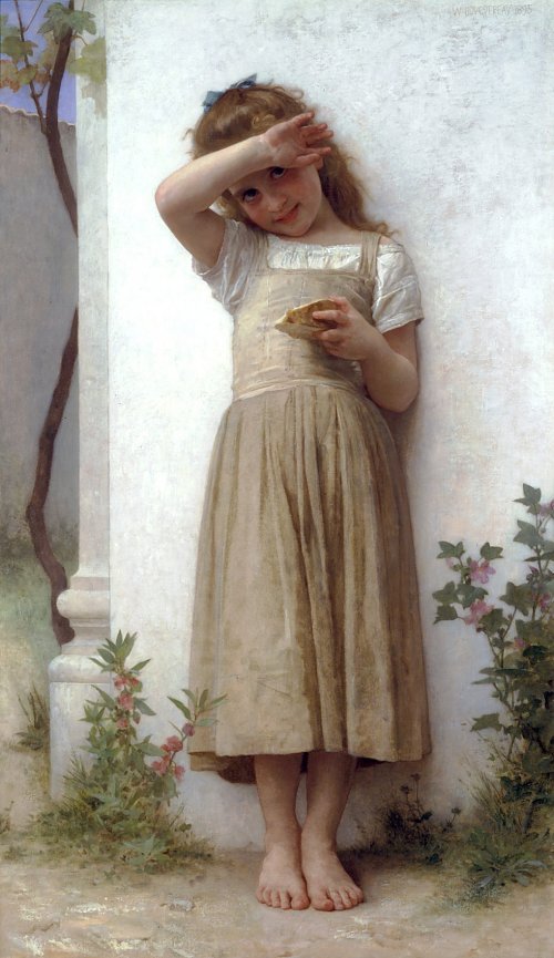 William Adolphe Bouguereau In Penitence Wandbild