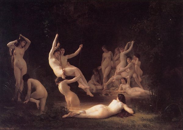 William Adolphe Bouguereau The Nymphaeum Wandbild