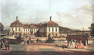 Canaletto II Ansicht von Wien Schloss Wandbilder 