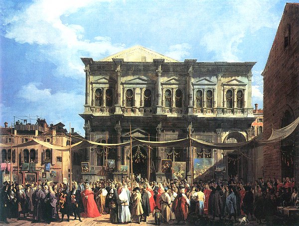 Canaletto Das Rochusfest Wandbild