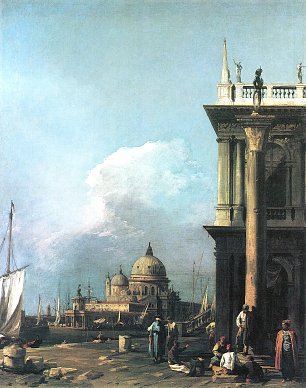 Canaletto Muendung des Canal Grande Blick von der Piazzetta aus Wandbilder 