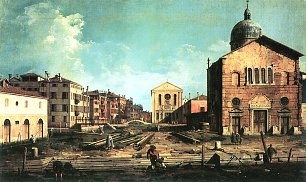 Canaletto Vedute von San Giuseppe di Castello Wandbilder 