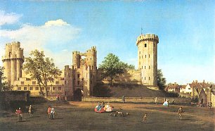 Canaletto Warwick Castle Ostseite Wandbilder 