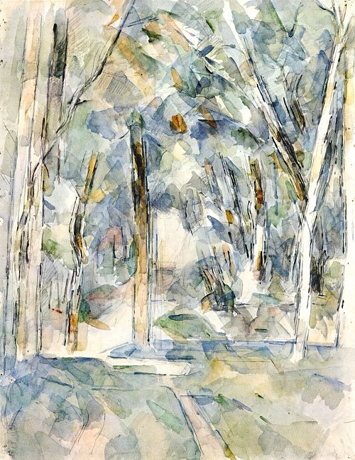 Paul Cezanne Baumallee Wandbild