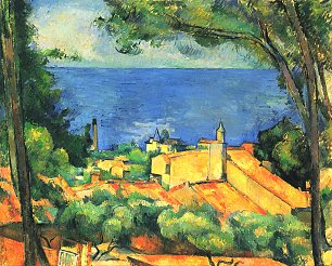 Paul Cezanne L Estaque mit roten Daechern Wandbilder 