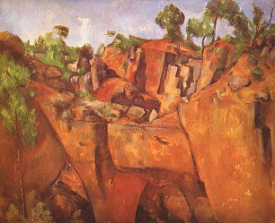 Paul Cezanne Steinbruch Bibemus Wandbilder 