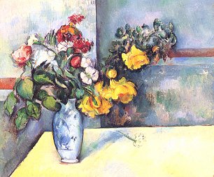 Paul Cezanne Stillleben Blumen in einer Vase Wandbilder 