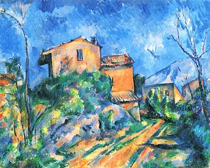 Paul Cezanne Stillleben Maison Maria am Weg zum Chateau Noir Wandbilder 