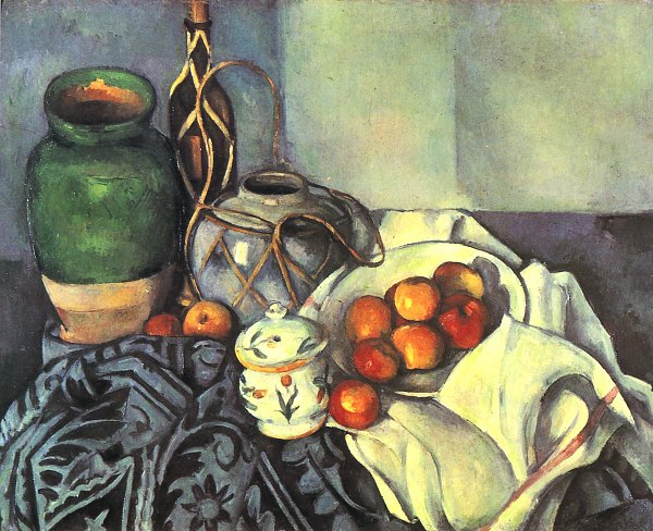 Paul Cezanne Stillleben mit aepfeln Wandbild