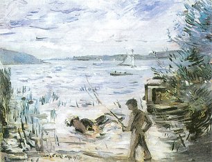 Lovis Corinth Am Mueritzsee Wandbild