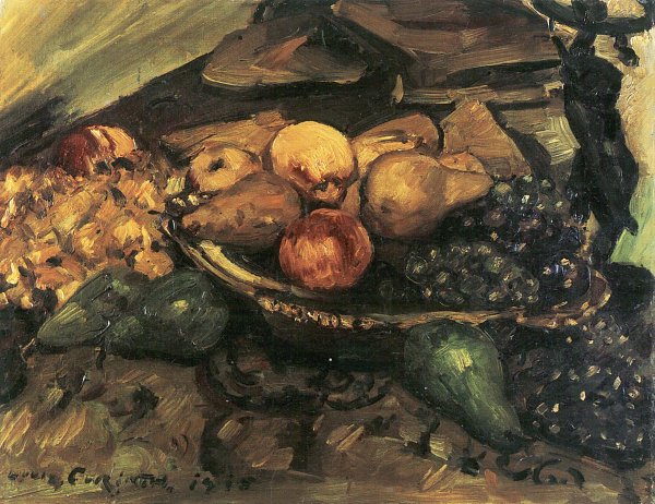 Lovis Corinth Fruechtestillleben Wandbild