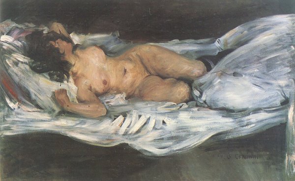 Lovis Corinth Liegender Akt Wandbild