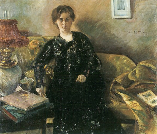 Lovis Corinth Portraet Frau Korfiz Holm Wandbild