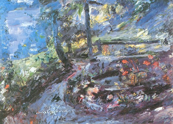 Lovis Corinth Regenstimmung am Walchensee Wandbild