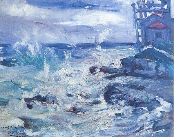 Lovis Corinth Sturm auf Cap Ampeglio Wandbild