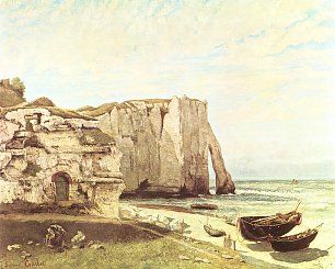 Gustave Courbet Die Kueste von Etretat Wandbilder 