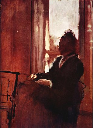 Edgar Degas Frau am Fenster Wandbilder 