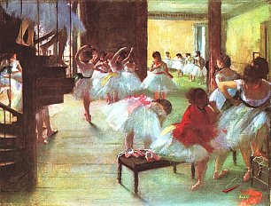 Edgar Degas Nach dem Bade Ballettschule Wandbilder 