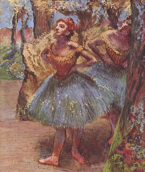 Edgar Degas Taenzerinnen 2 Wandbild