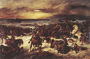 Eugene Delacroix Die Schlacht von Nancy Wandbilder 