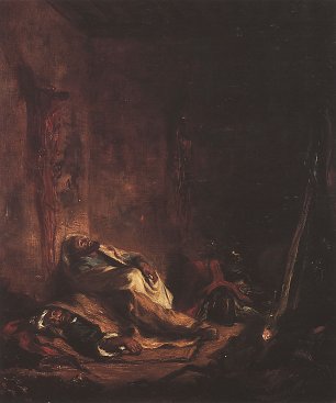 Eugene Delacroix Wache in Meknes Wandbild