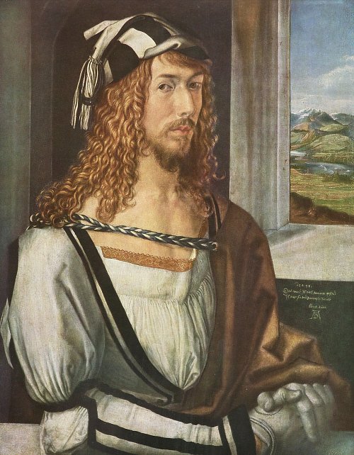 Albrecht Duerer Selbstportraet 1 Wandbild