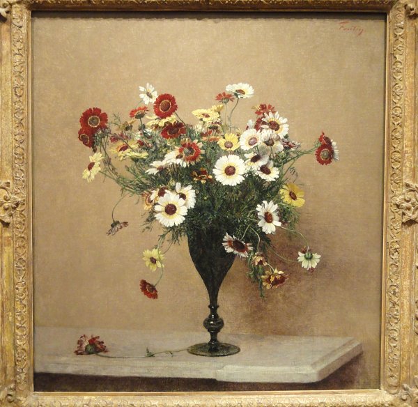 Henri Fantin Latour Chrysanthemums Wandbild