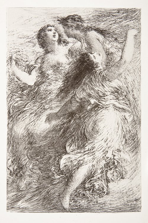 Henri Fantin Latour L'Or du Rhin Wandbild