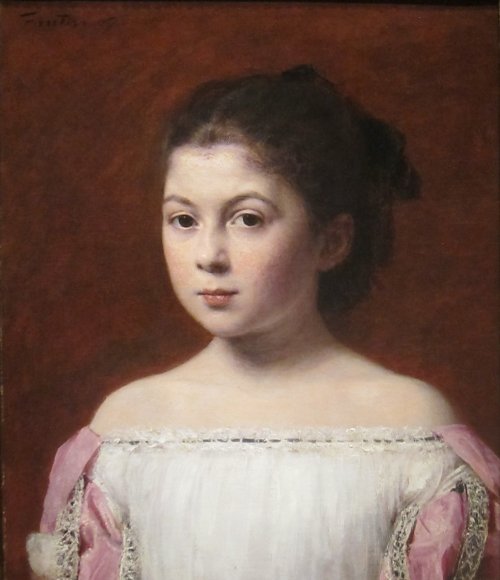 Henri Fantin Latour Portraet der Marie Yolande de Fitz James Wandbild