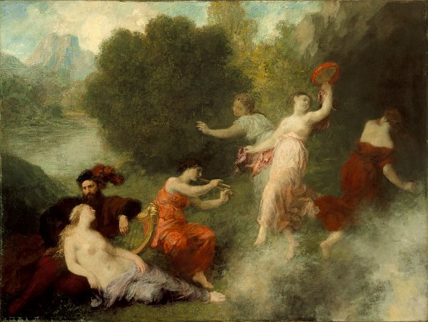 Henri Fantin Latour Tannhaeuser on the Venusberg Wandbild