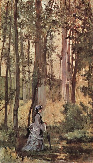 Giovanni Fattori Dame im Wald Wandbilder 